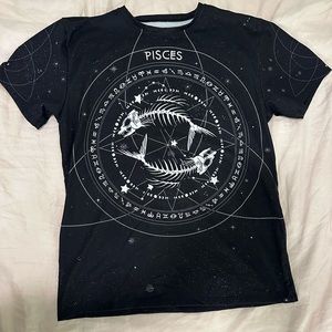 Zodiac Oversized Tee - Pisces